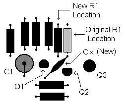 Parts placement on control board